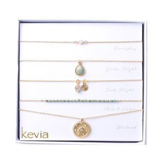 Sunburst Medallion Necklace Set