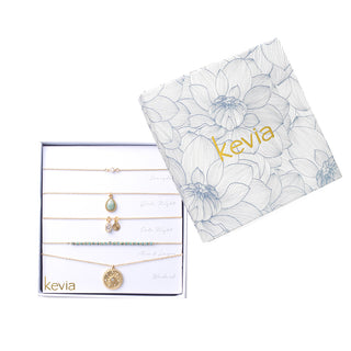 Sunburst Medallion Necklace Set