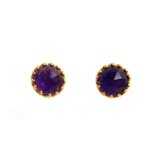 Rococo Earring - Amethyst Quartz, Earrings - Kevia Style, LLC
