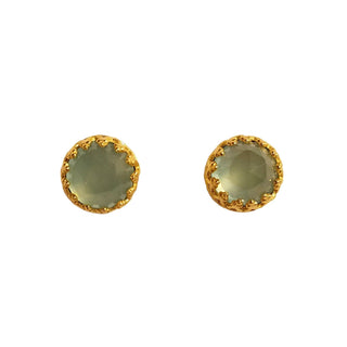 Rococo Earring - Aquamarine Quartz, Earrings - Kevia Style, LLC