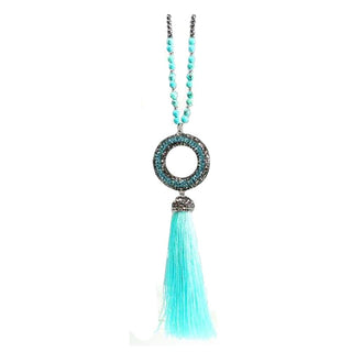 Beaded Tassel Necklace, Necklace - Kevia Style, LLC