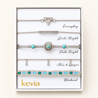 Southwestern Silver and Turquoise Bracelet Collection