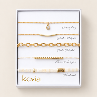 Mother of Pearl Pendant Bracelet Set