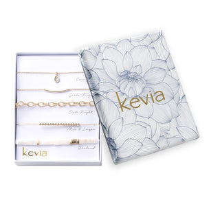 Mother of Pearl Pendant Bracelet Set