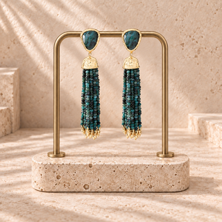 Lizzie Post Earring Tassel