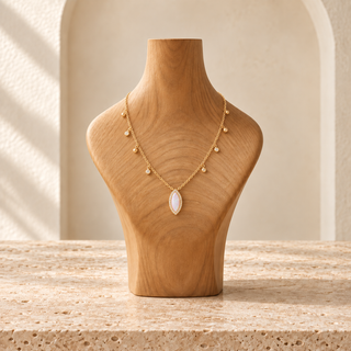 Ophelia Delicate Opal Drop Necklace
