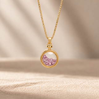 Vita February Birthstone Shaker Necklace