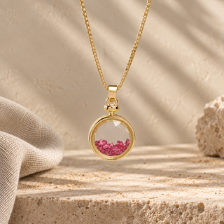 Vita January Birthstone Shaker Necklace