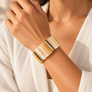 Sculptural Resin Bracelet