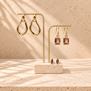 Amber Light Earring Set