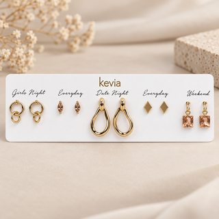 Amber Light Earring Set