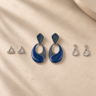 Ocean Wave Earring Set - main product image