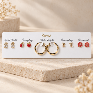 Fruit Motif Earring Set