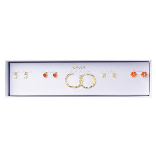 Fruit Motif Earring Set
