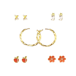 Fruit Motif Earring Set