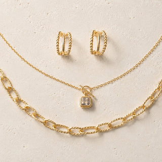 Rope Link Jewelry Set