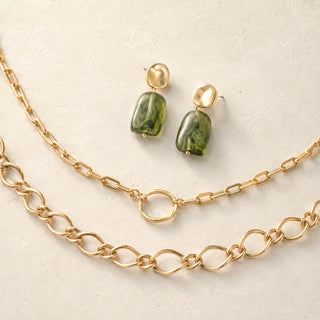Olive Link Jewelry Set
