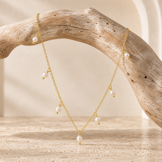 Rococo Petite Freshwater Pearl Necklace - lifestyle 2
