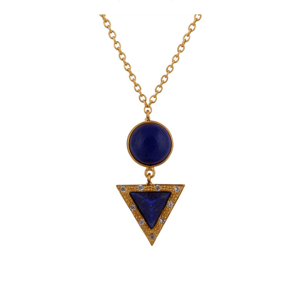 【Monday Edition】ILLUMINATED IN THE DROP NECKLACE Nubia Pyramid Drop Necklace – Kevia Style, LLC