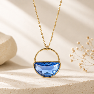 Horizon Blue Stone necklace set alternate styled image