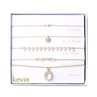 Crystal Glow Necklace Set
