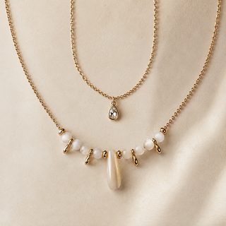 Pearl Horizon Necklace Set