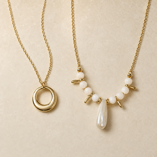 Pearl Horizon Necklace Set