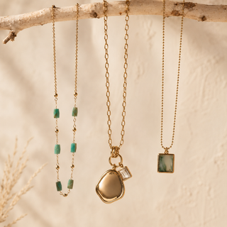 Organic Charm Necklace Set