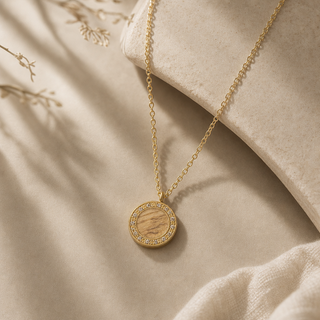 Nouveau Natural Horn Pendant Necklace - lifestyle 1