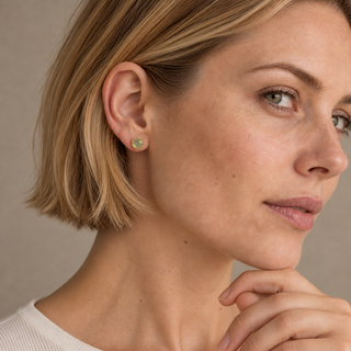 Rococo drop earrings · view 2 - model 1