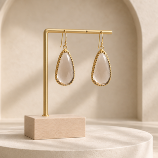 Rococo statement earrings - lifestyle 1