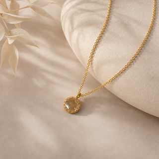 Rococo Crystal Pendant Necklace - lifestyle 1