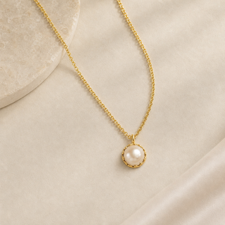 Rococo Pearl Pendant Necklace - lifestyle 1