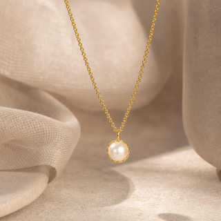 Rococo Pearl Pendant Necklace - lifestyle 2