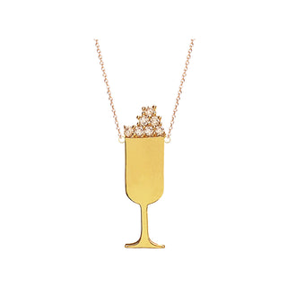 Roam Mini Champagne Bubbles Pendant Necklace