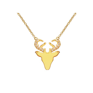 Roam Elk Pendant Necklace