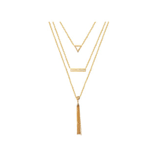 Vita Three Tier Tassle Necklace