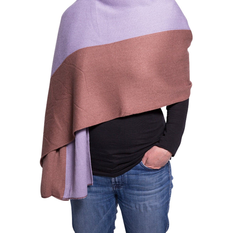 Scarf - Purple & Mauve, Apparel - Kevia Style, LLC