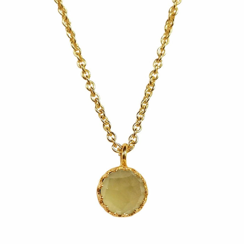 Rococo Necklace - Peridot Quartz, Necklace - Kevia Style, LLC