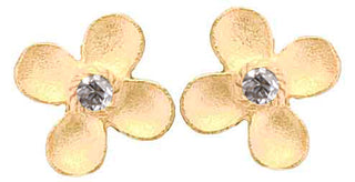 Genevieve Golden Blossom Stud Earrings