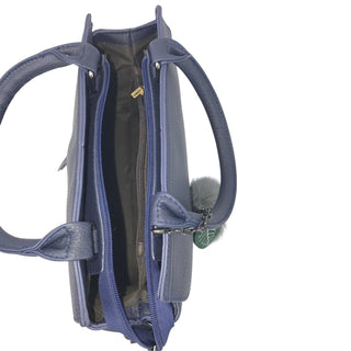 Navy Blue Pebbled Purse, Handbag, purse, backpack - Kevia Style, LLC