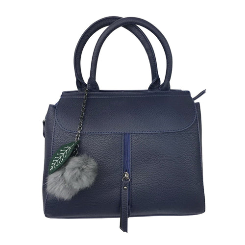 Navy Blue Pebbled Purse, Handbag, purse, backpack - Kevia Style, LLC